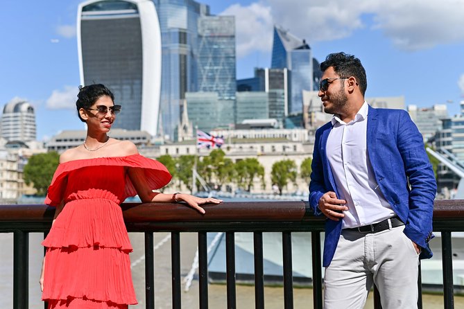 Professional Private Photoshoot in London - City of London stop: the switch from postcard to character