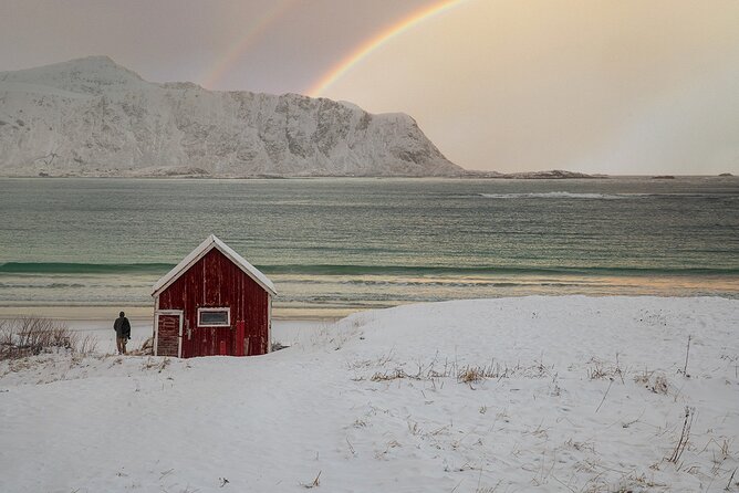 Reine, Hamnøy, Sakrisøy Photo Tour from Svolvær - Rambergstranda beach: white sand, water views, and a good send-off