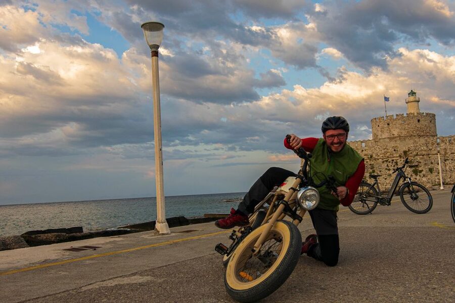 Rhodes: E-bike Highlights Sunset or Morning Photo Tour - Elli Beach sunset photos: the ending that makes the hours feel worth it