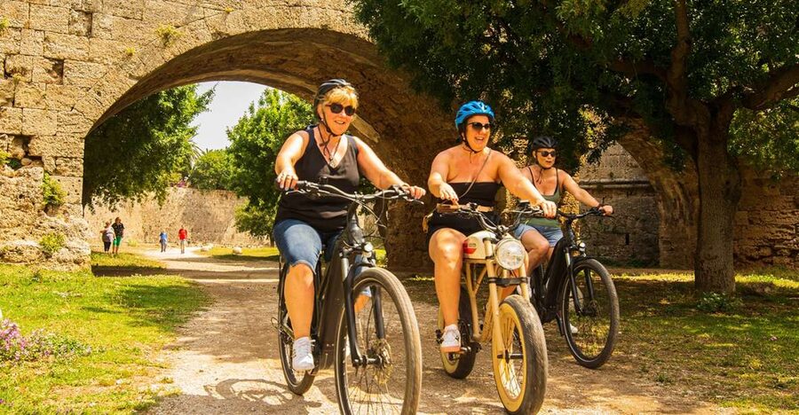 Rhodes: E-bike Highlights Sunset or Morning Photo Tour - Old Town Rhodes on two wheels: Knights’ streets and the “right” kind of wandering