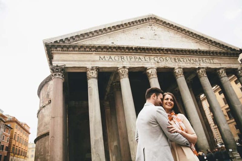 Rome: Classics Photoshoot - Trevi Fountain portraits: classic marble, real faces
