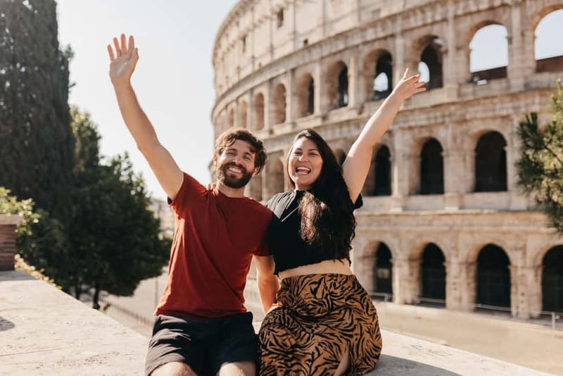 Rome: Colosseum Photoshoot - Where the value comes from: $57 per group, up to 19 people