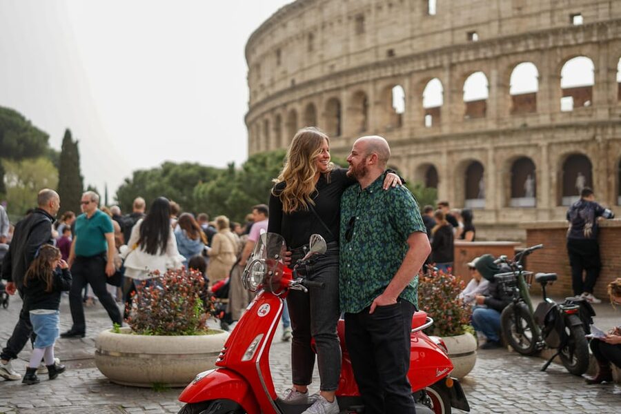 Rome: Explore the City by Vespa with an Optional Photoshoot - Castel Sant’Angelo pass-by: quick views, strong silhouette