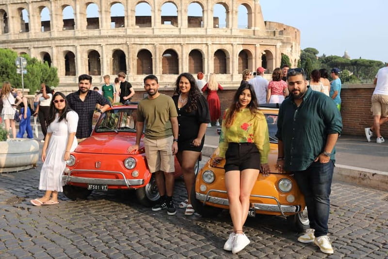 Rome: Fiat 500 Vintage City and Photo Tour - Key highlights you should care about