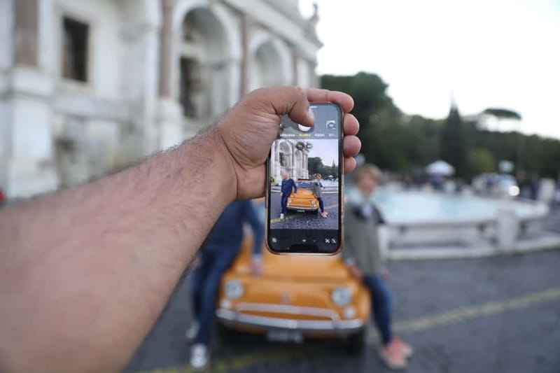 Rome: Fiat 500 Vintage Photo Tour - Circo Massimo and Orange Gardens: the viewpoints that steal the show