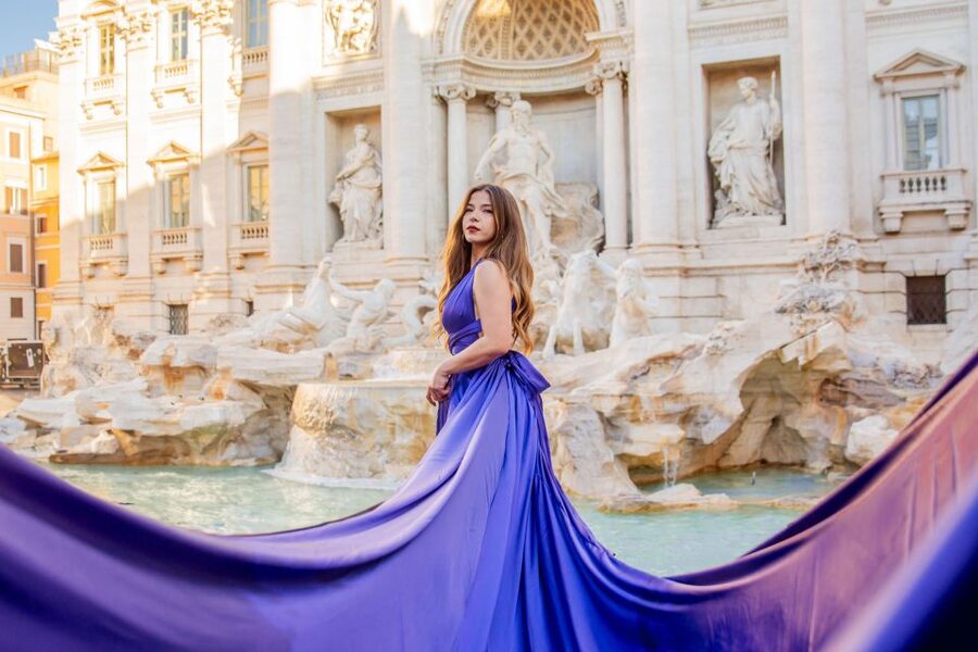 Rome: Flying Dress Photoshoot at Trevi Fountain - Meeting at Gelatist Trevi: Start Smart, Not Rushed