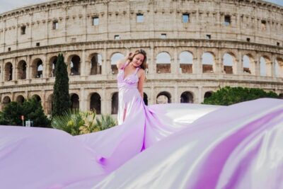 Rome: Flying Dress Professional Photoshoot - Booking, timing, and the reality of being on time