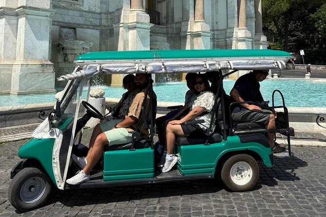 Rome Golf Cart Tour with Professional Photographer - Fontana dell’Acqua Paola and Terrazza del Gianicolo: Quick Stops That Change Your Pace
