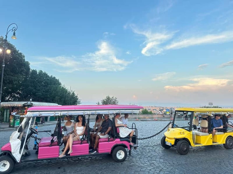 Rome: Golf Cart Tour with Professional Photoshoot - Pantheon-area view stop and the Piazza Navona drop-off
