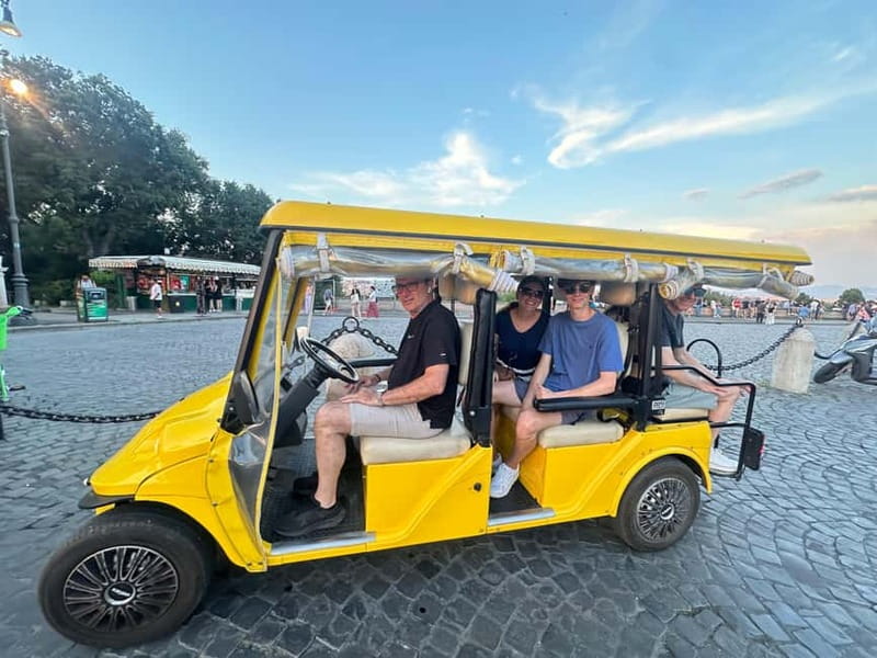 Rome: Golf Cart Tour with Professional Photoshoot - Pass-bys that still help you get your bearings