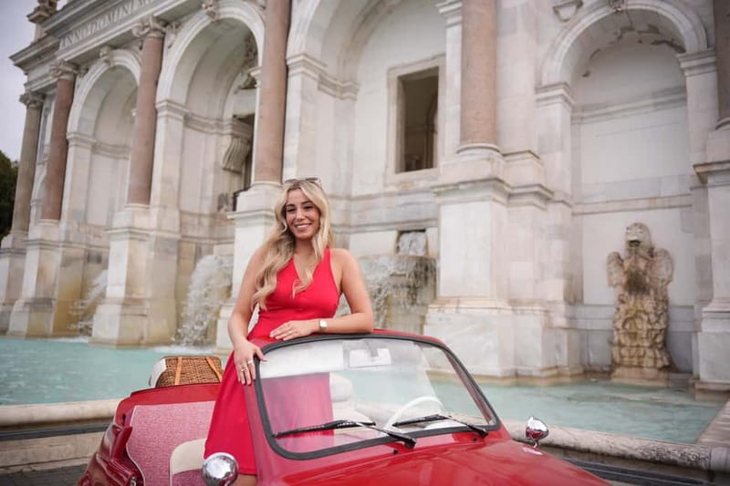 Rome in a Fiat Jolly: Exclusive Vintage Ride & Photo Tour - Practical comfort tips for an open-top vintage Fiat ride