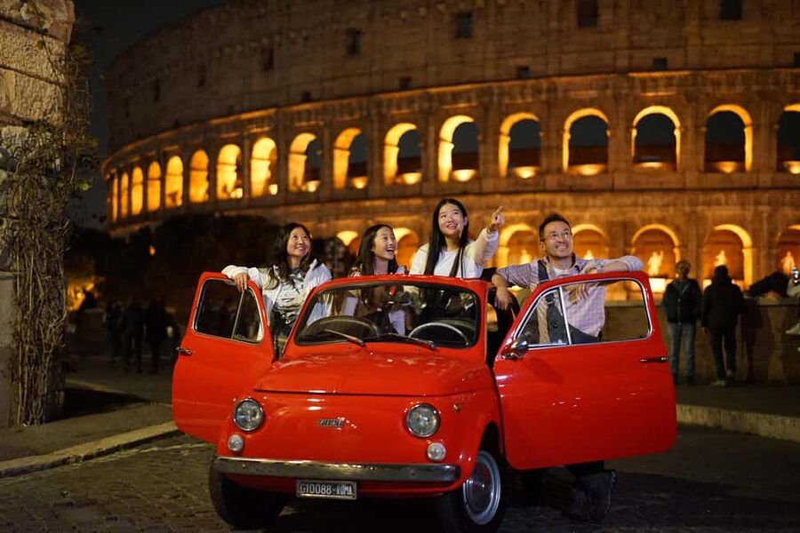 Rome: Night Magic Vintage Car Experience Photoshoot - Why a Fiat 500 at night makes Rome feel different