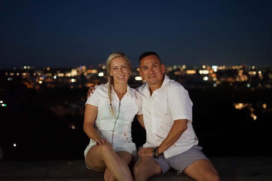 Rome: Night Magic Vintage Car Experience Photoshoot - Giardino degli Aranci and Terrazza del Gianicolo: skyline views with romance built in