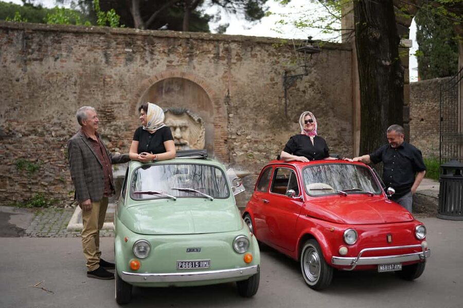 Rome: Photography service with Classic car fiat 500 - Janiculum Hill (Gianicolo Hill): the final view for your best shots