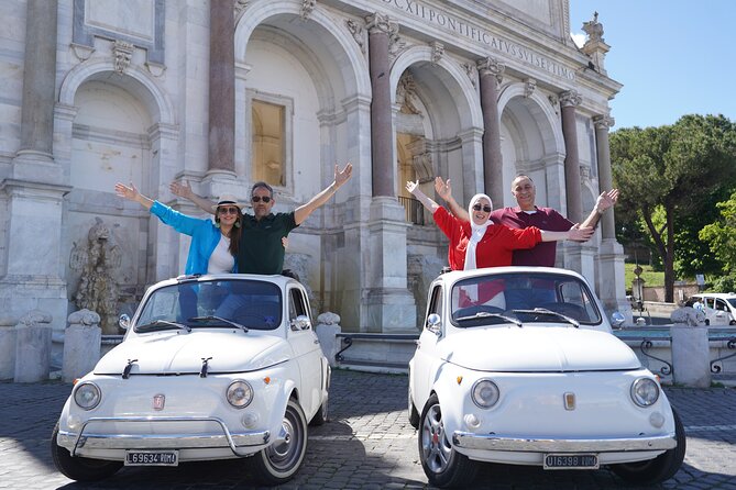 Rome Photography service with fiat 500 vintage car - Giardino degli Aranci: orange trees and a calm skyline