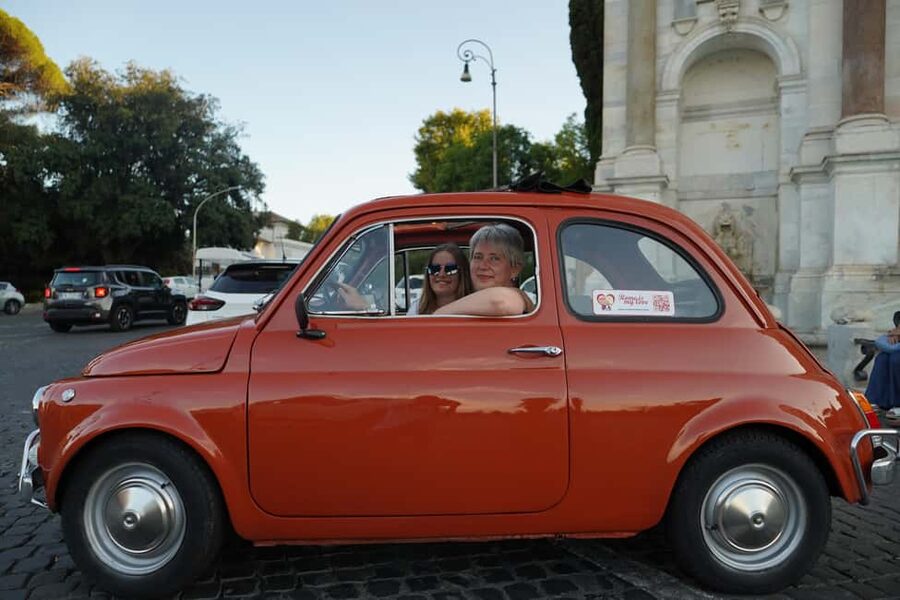Rome: Photography service with Vintage Fiat 500 Tour - The drive-by stops that actually add value: Circus Maximus and Trastevere