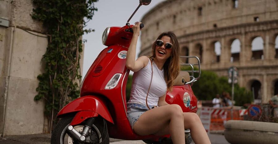 Rome: Photography services by Vespa with Aperol Spritz - Meeting near the Colosseum: helmets, timing, and your first Rome streets