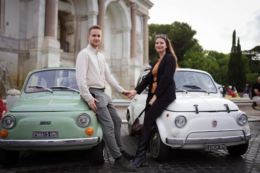 Rome: Photoshoot Service with Vintage Fiat 500 - Price and value: is $73 per person worth it?