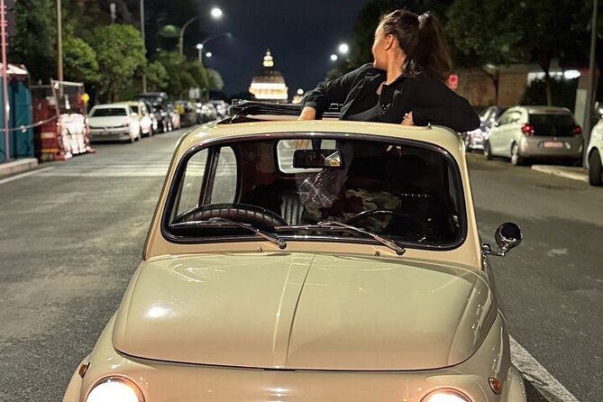 Rome: Retro Fiat 500 Car Tour with Pro Photographer - Stop 1: Colosseum Views From the Classic Fiat Seat