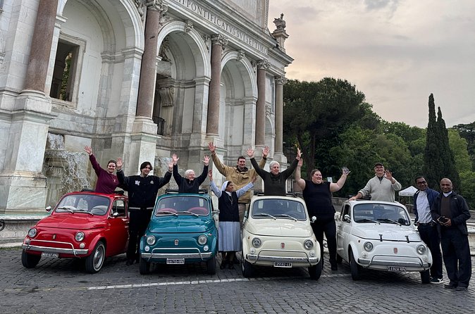 Rome: Retro Fiat 500 Car Tour with Pro Photographer - Stop 4: Fontana dell’Acqua Paola by Car and Camera