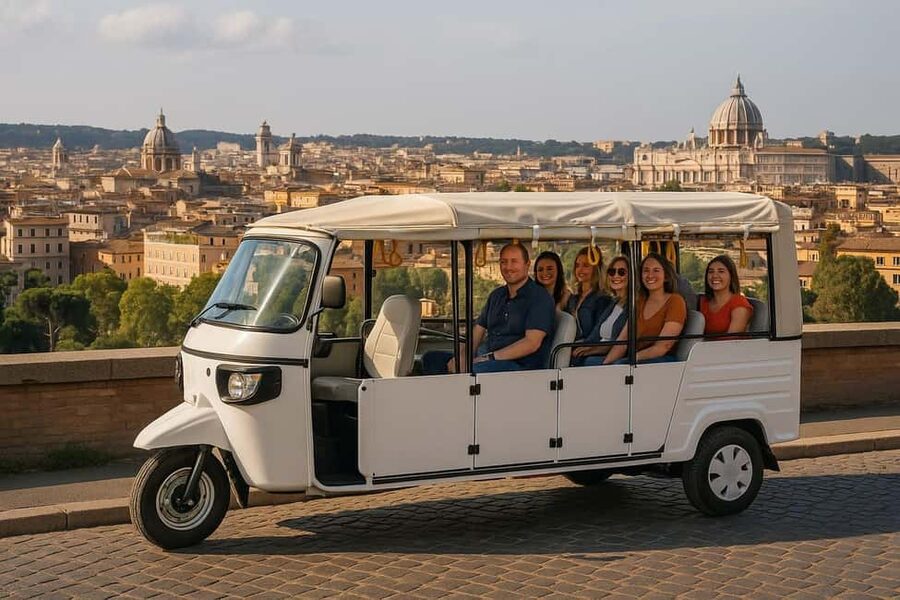 Rome: Timeless Electric Tuk-Tuk Photography Service - Vatican City Pass-By and Castel Sant’Angelo Close-By