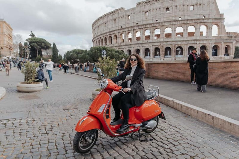 Rome: Vespa Ride in the Streets with Photography - Giardino degli Aranci: calm views and focused photos