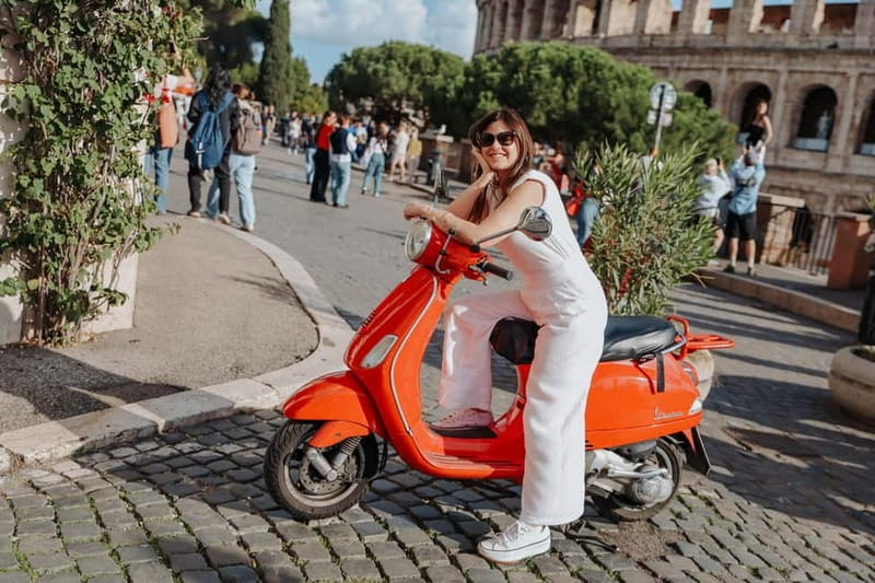 Rome: Vespa Ride in the Streets with Photography - Janiculum Hill (Gianicolo): the big panorama stop