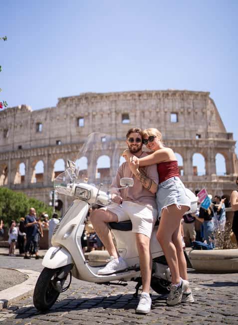 Rome: Vespa tour “When in Rome” with Dessert and Photography - Meeting at Snack Bar Venezia and getting rolling fast