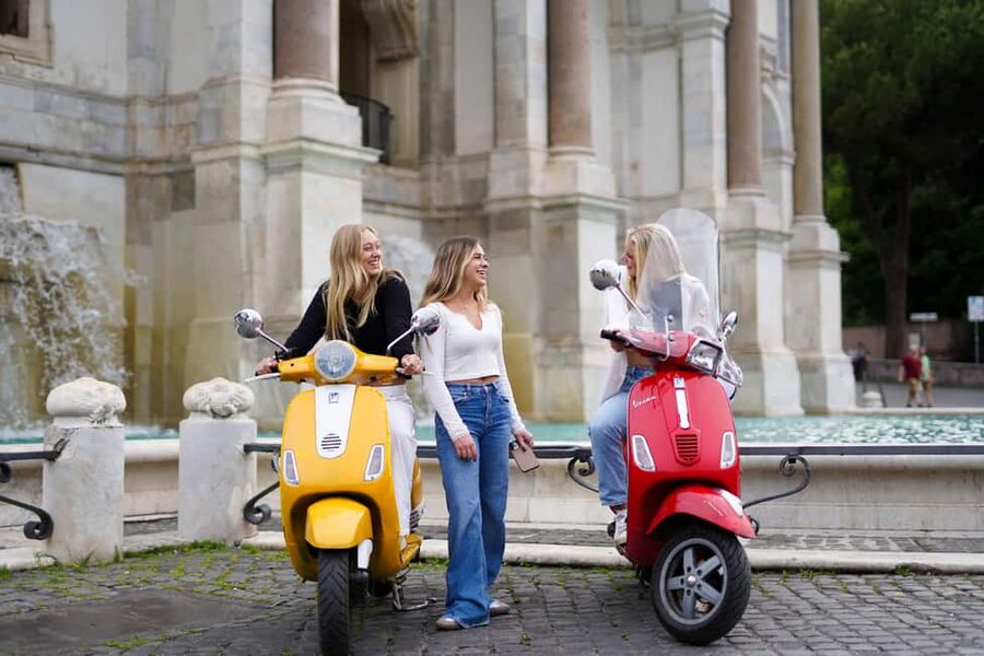 Rome: Vespa Tour with Professional Photoshoot as Passenger - Starting at Via del Colosseo: the Colosseum photo stop that sets the tone