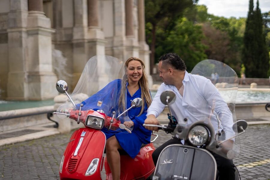 Rome: Vespa Tour with Professional Photoshoot as Passenger - What you get from the professional photoshoot (20 edited JPEGs)