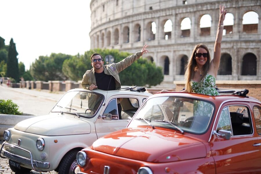 Rome: Vintage Car Tour with Professional Photographer - Professional Photos at the Colosseum (Your First Big Moment)