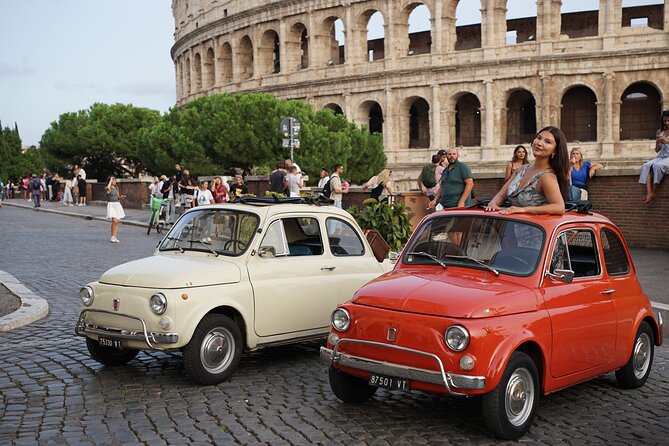 Rome Vintage Fiat 500 car Tour With Photographer - Stop 1: Giardino degli Aranci (Garden of Oranges) viewpoints