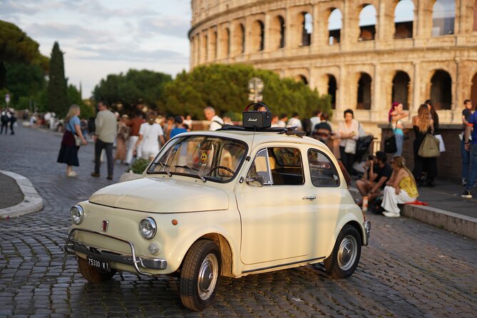 Rome Vintage Fiat 500 car Tour With Photographer - Photo delivery timing and how to plan