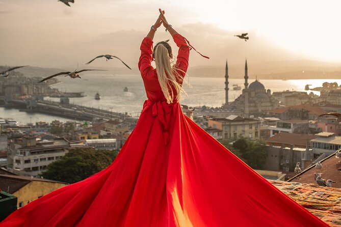 Rooftop Flying Dress Photo Shoot in Istanbul - Price and Value: $124.54 Plus the Rooftop Fee You Must Budget