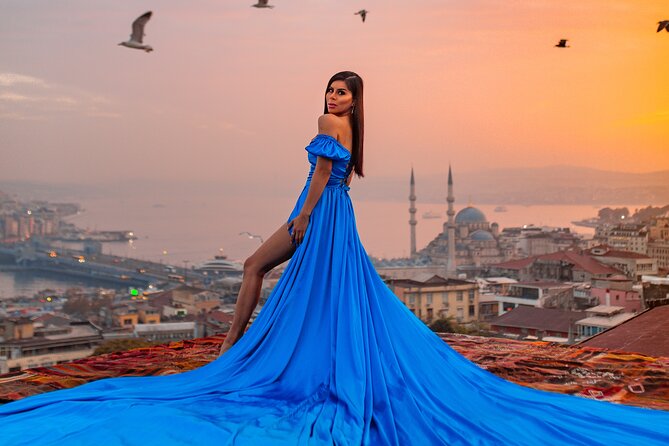 Rooftop Flying Dress Photo Shoot in Istanbul - Weather Plan: When Rooftop Light Doesn’t Cooperate