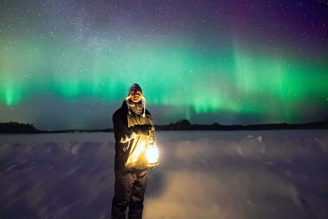Rovaniemi: Northern Lights Pro Guaranteed - Unlimited (PRIVATE) - Quick Hits Before You Go