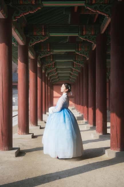 S.Korea GyeongbokgungPalace: Professional Hanbok Photography - Geunjeongjeon throne-hall vibes: where your poses matter most