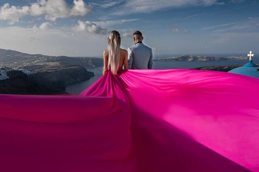 Santorini: Private Flying Dress Photoshoot at Iconic Spots - The Small Rules That Keep the Shoot Running Smoothly