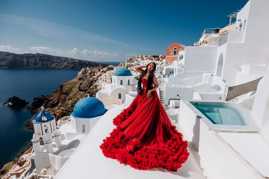 Santorini: Private Flying Dress Photoshoot Experience - Key highlights to know before you book
