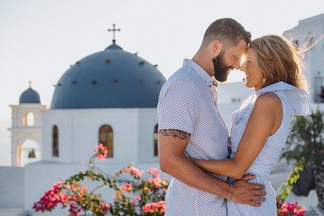 Santorini - Private Photoshoot with a Top Local Photographer - Getting Natural Poses (So You Don’t End Up Looking Tense)