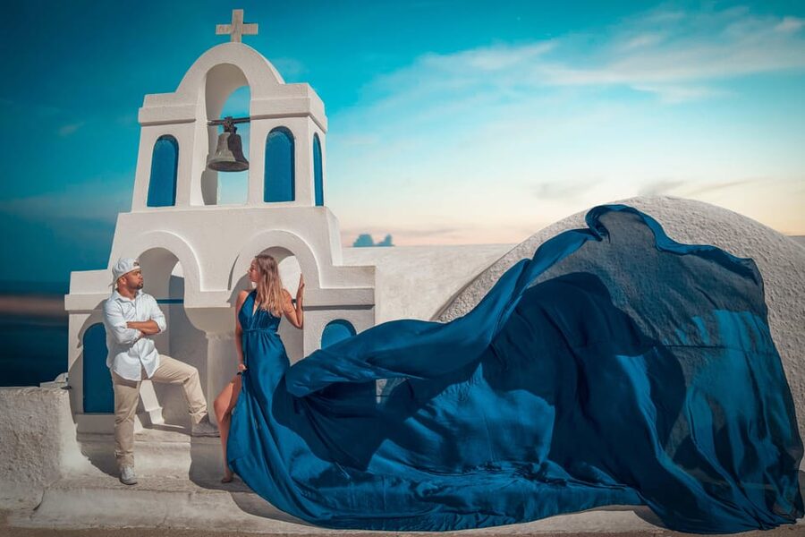 Santorini: Proposal Photoshoot l Private Entry to blue Dome - Santorini Proposal Photoshoot: What You Actually Get in 30–60 Minutes