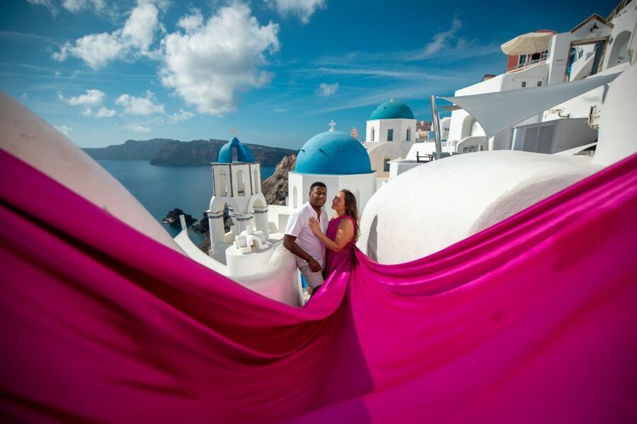 Santorini: Unique Flying Dress Photoshoot Experience - Key Things That Make This Shoot Worth It
