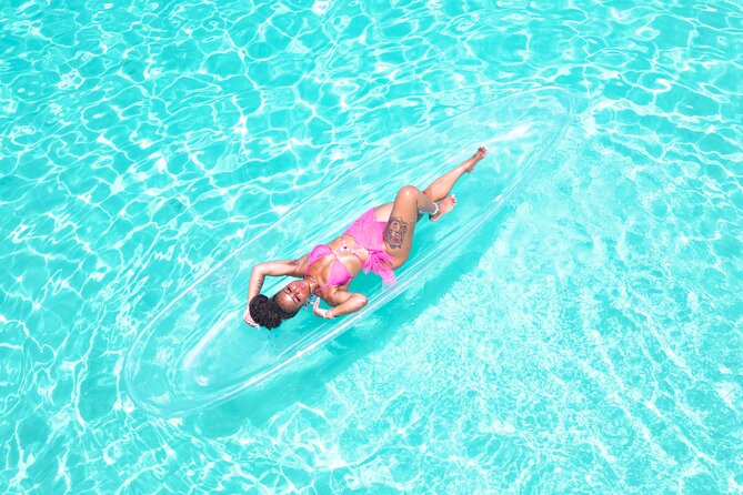 Singles Lite Clear Kayak Photoshoot Grand Turk Island - Where you meet at Grand Turk Cruise Port and how the session runs