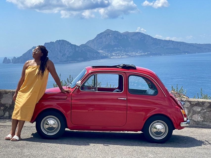 Sorrento Coast Couples Photo Tour by Vintage Fiat 500 - Getting picked up in a vintage Fiat 500 (and what that means)