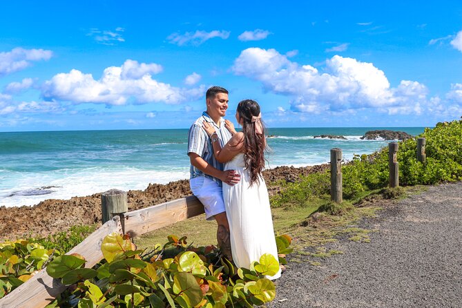 Stunning Private Beach Photoshoot in Puerto Rico's Hidden Gem - The Piñones beach backdrop: multiple spots in one calm session