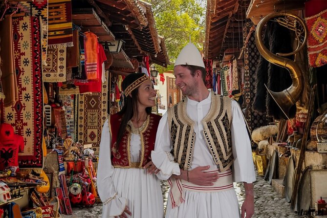 Tirana Photo Shoot in Traditional Albanian Costumes - Traditional Albanian Costume Fashion, Studio-Style
