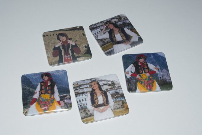Tirana Photo Shoot in Traditional Albanian Costumes - Backdrops, Prints, and Fridge Magnets: Turning Photos Into Keepsakes