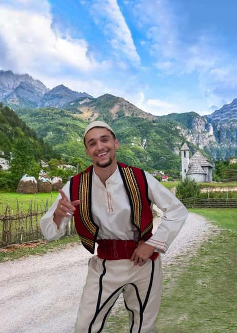Tirana: Traditional Photoshoot in Albanian Costumes - One Hour in the Studio: Dressing, Coaching, and Lighting