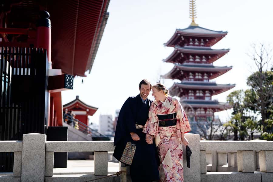 Tokyo Asakusa: Miu Kimono Rental and Optional Photoshoot - Inside the studio: dressing, obi fitting, and women’s hair set