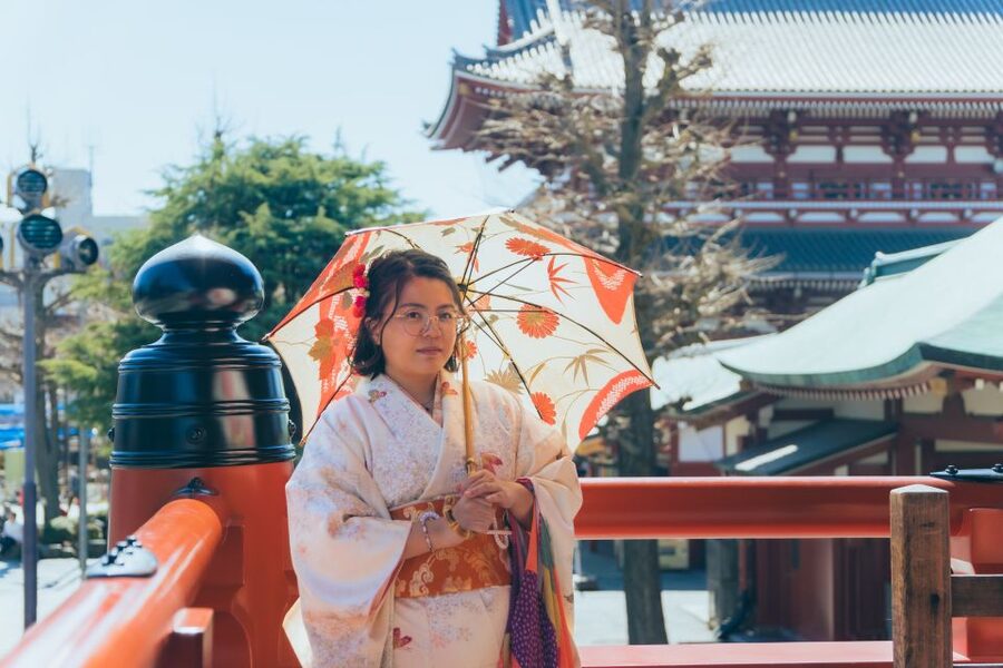 Tokyo: Kimono Dressing, Walking, and Photography Session - Your photo session: Yanaka spots plus shrine time